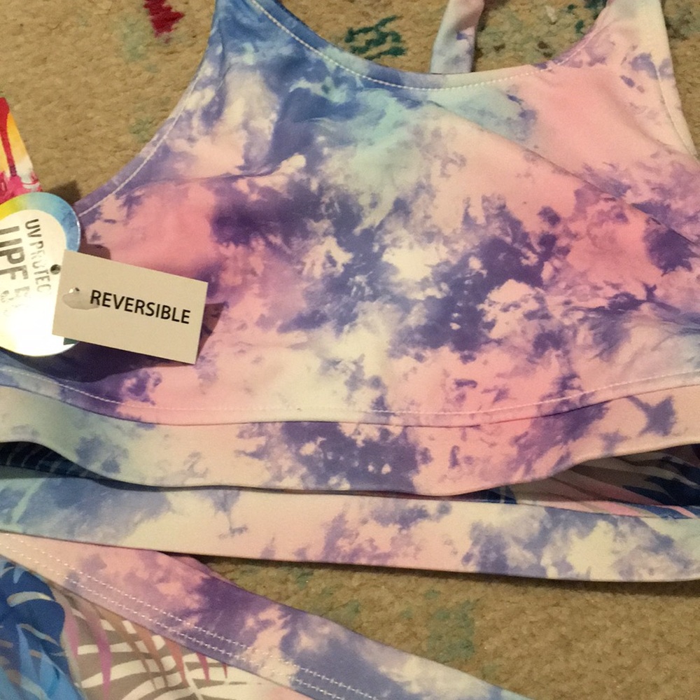 Girls size 10 2 piece swimsuit - Picture 3 of 7